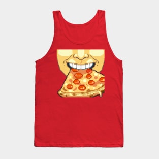 8 Bit Foodie (pizza) Tank Top